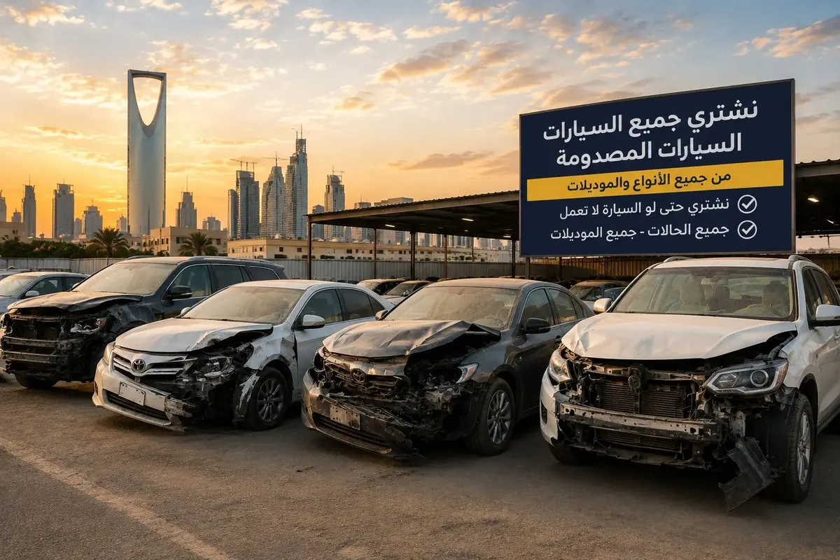 شراء سيارة مصدومة بالرياض
