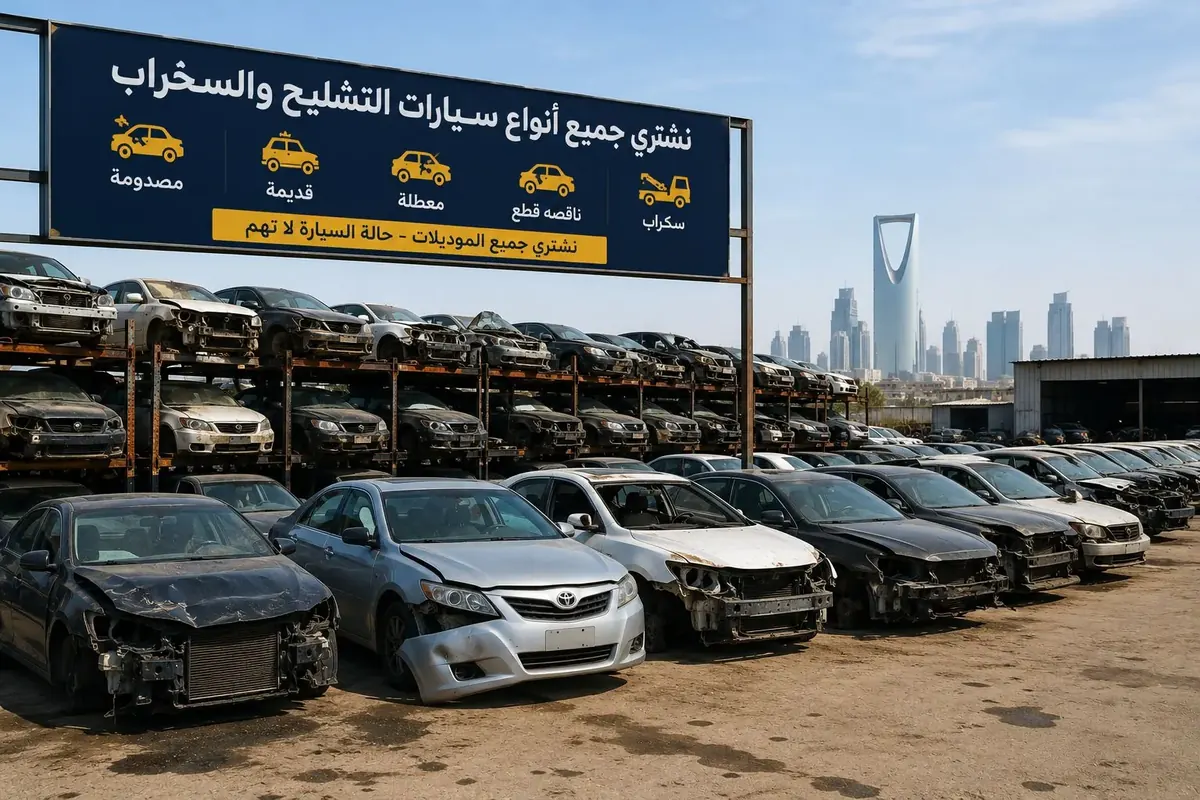 شراء سيارات تشليح وسكراب بالرياض
